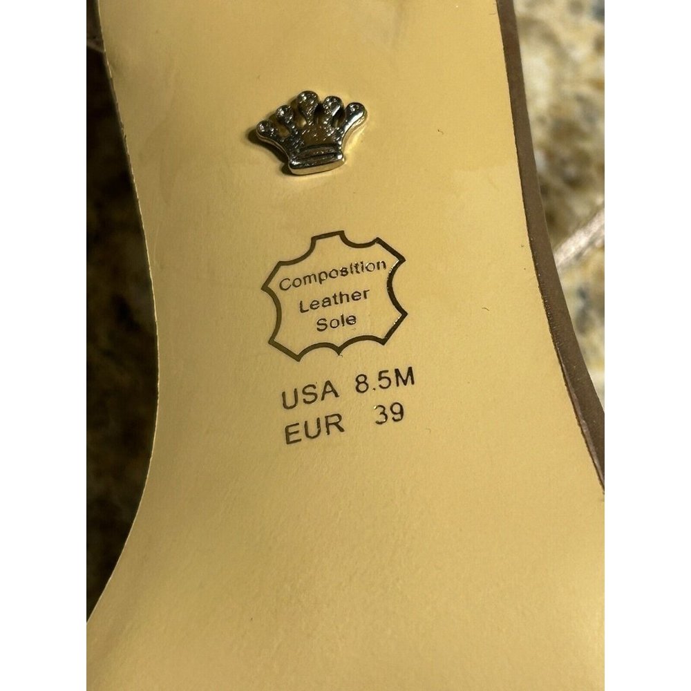 NINA NEW YORK Venetia Open Toe Ankle Strap High Heels Size 8.5 NEW! - Picture 6 of 6